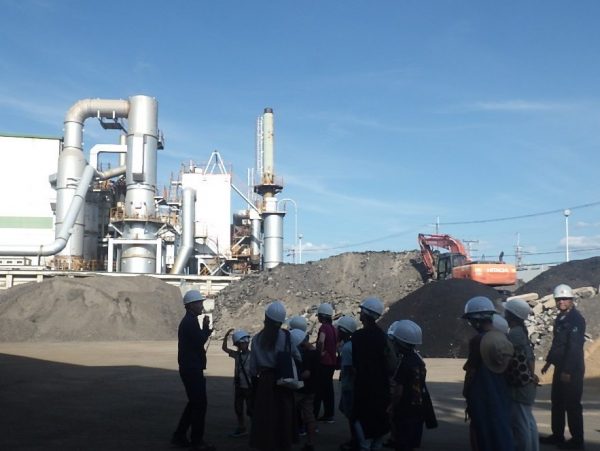 光アスコン見学の様子